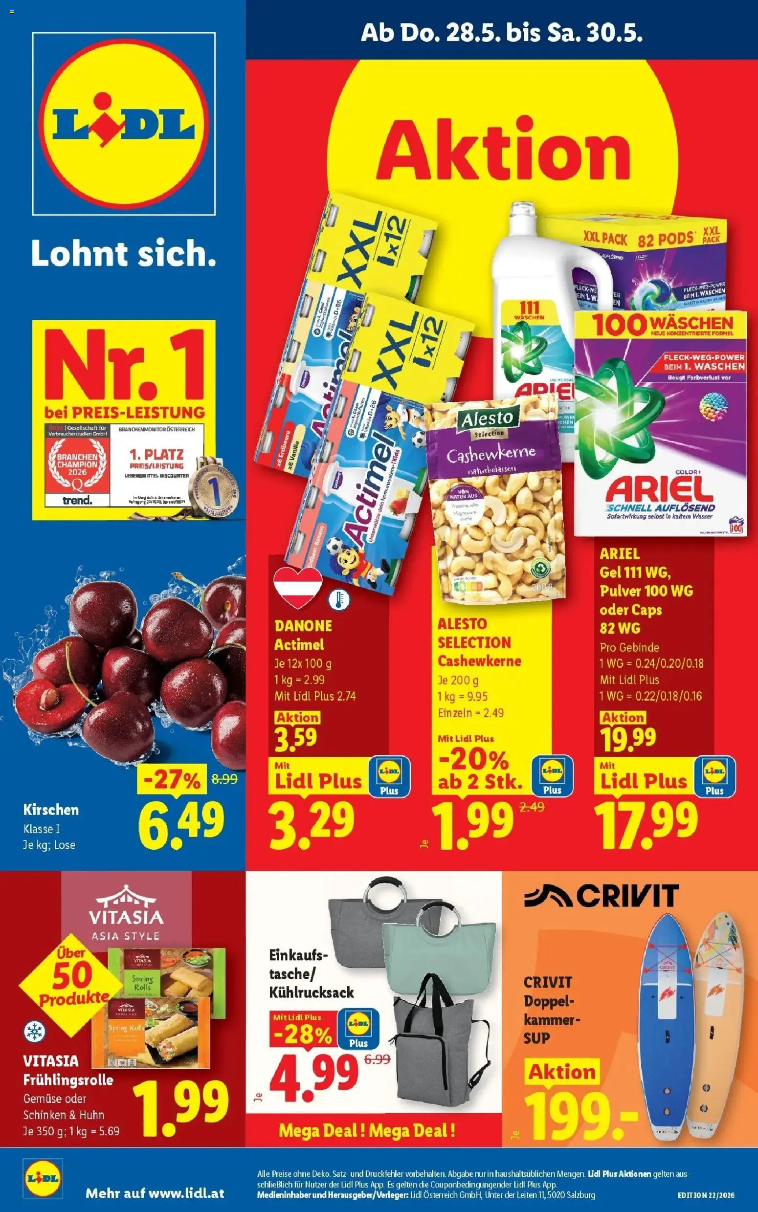 Vorschau der Angebote: Lidl Lidl Flugblatt - Fohnsdorf, Neunkirchen, Graz gültig ab 28.05.2026