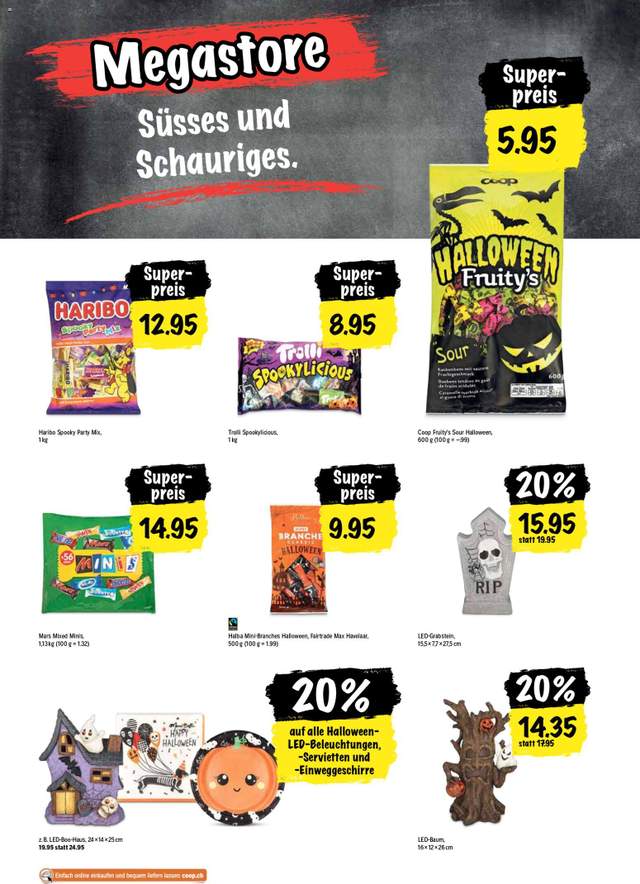 Neue Coop Aktionen ab 15.10.