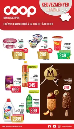 COOP - COOP - Mini & Abc & Szuper / Mecsek megtekintése, amely érvényes 2026.07.23.-től