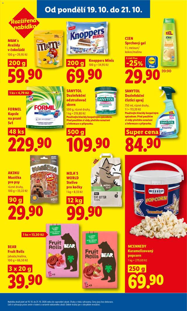 Nový Lidl leták od 19.10.