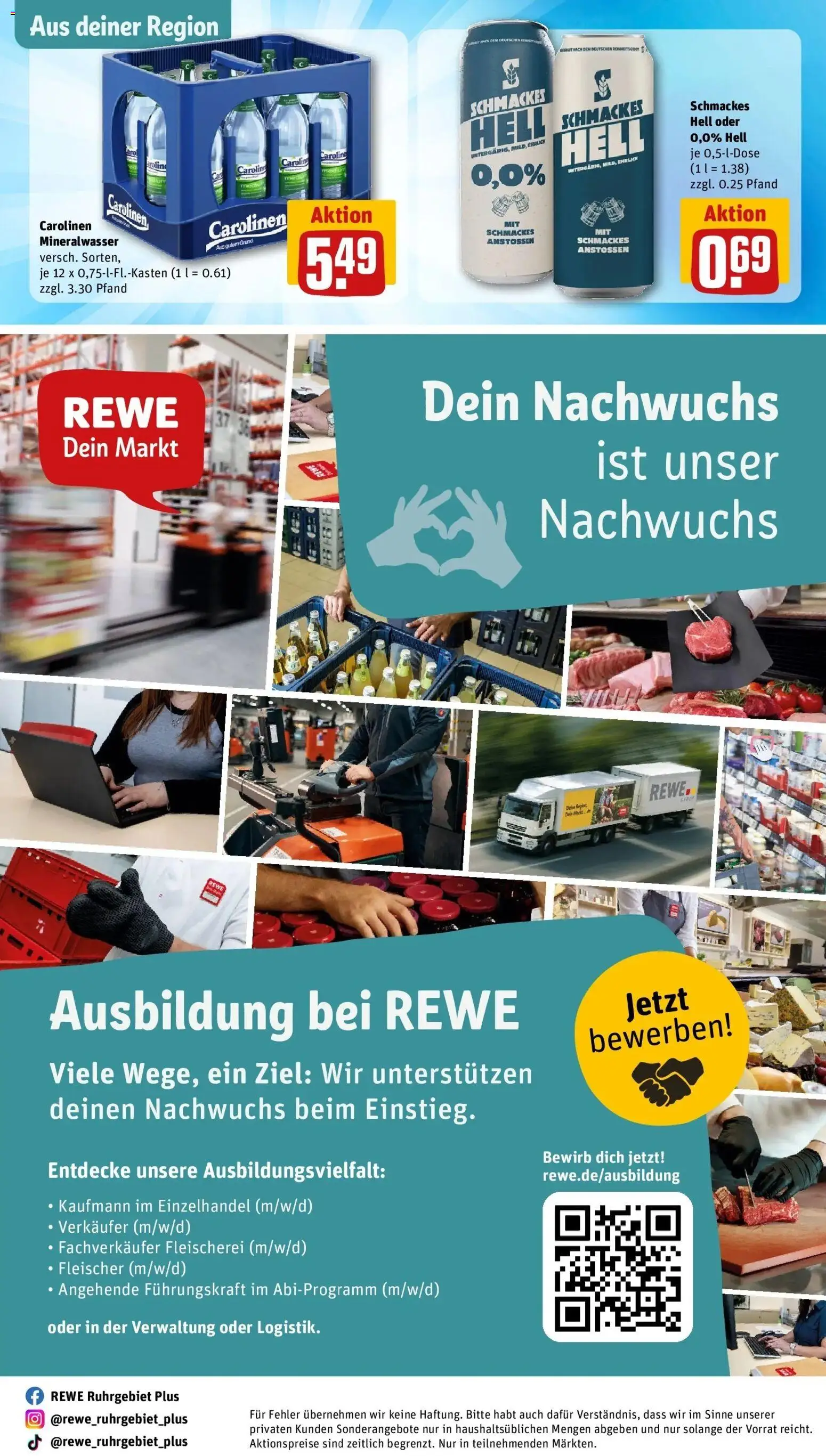 Vorschau von dem Prospekt des Geschäftes Rewe, gültig ab dem 19.10.2026