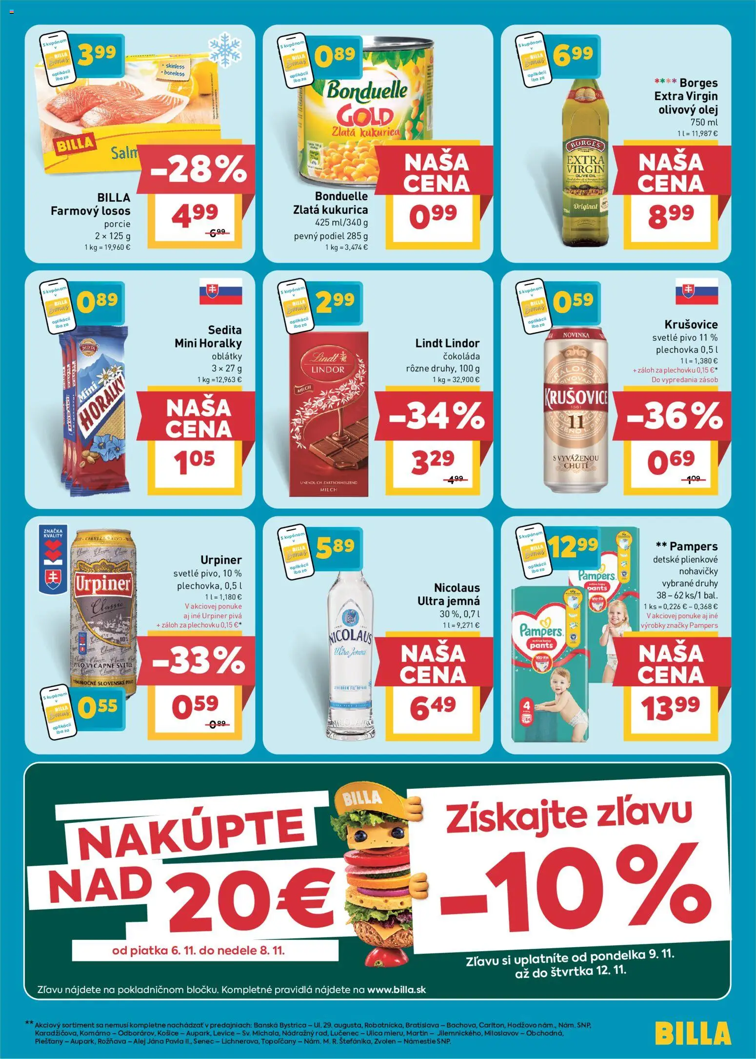 Náhľad Billa letáku platného od 04.11.2026