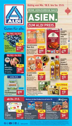 Vorschau von dem Prospekt des Geschäftes Aldi, gültig ab dem 18.05.2026
