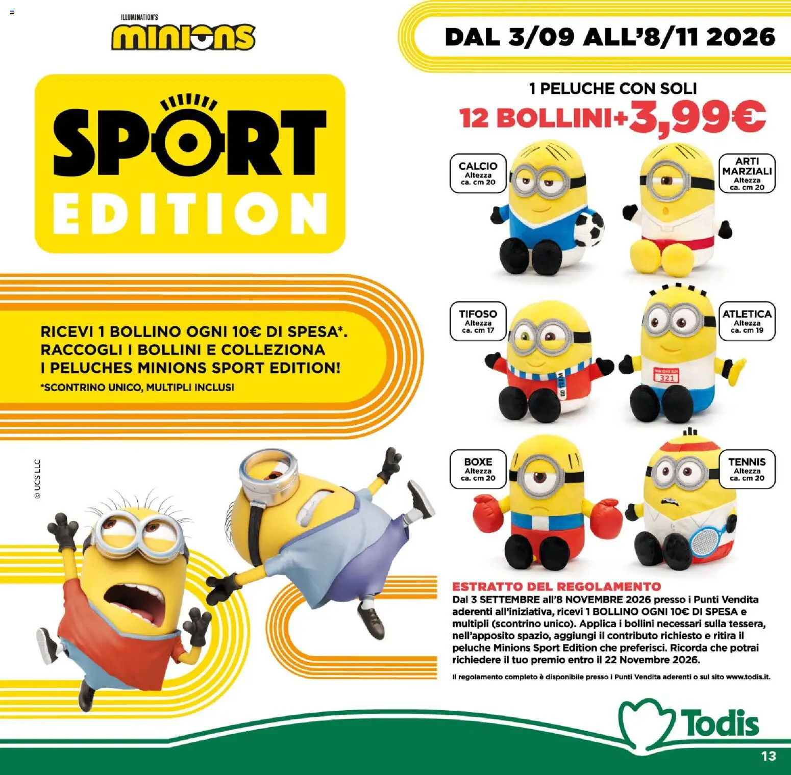 Anteprima dell'opuscolo Todis volantino Basilicata - Puglia dal negozio Todis valido da 03/09/2026 - Peluche