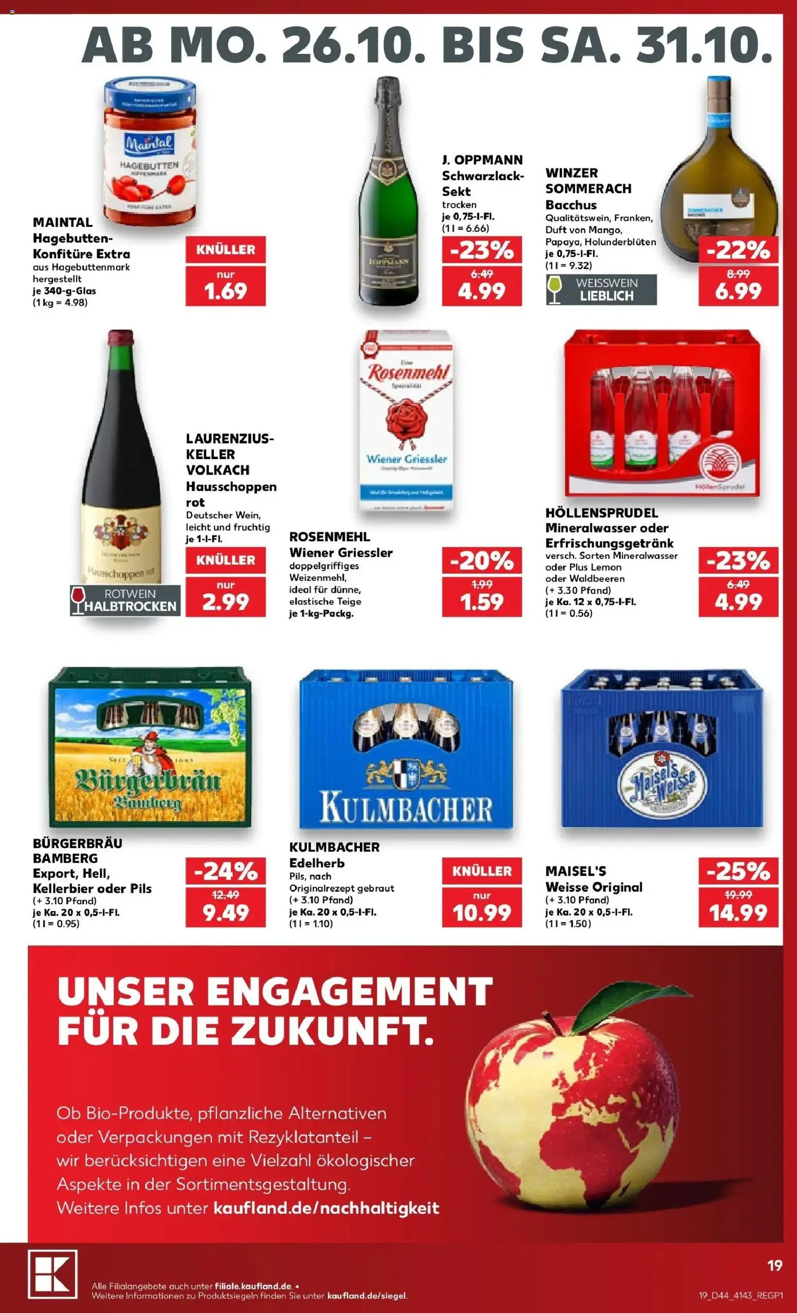 Vorschau von dem Prospekt des Geschäftes Kaufland, gültig ab dem 26.10.2026