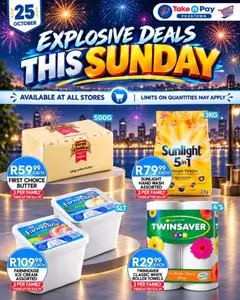 Preview of Take n Pay flyer valid from 25/10/2026