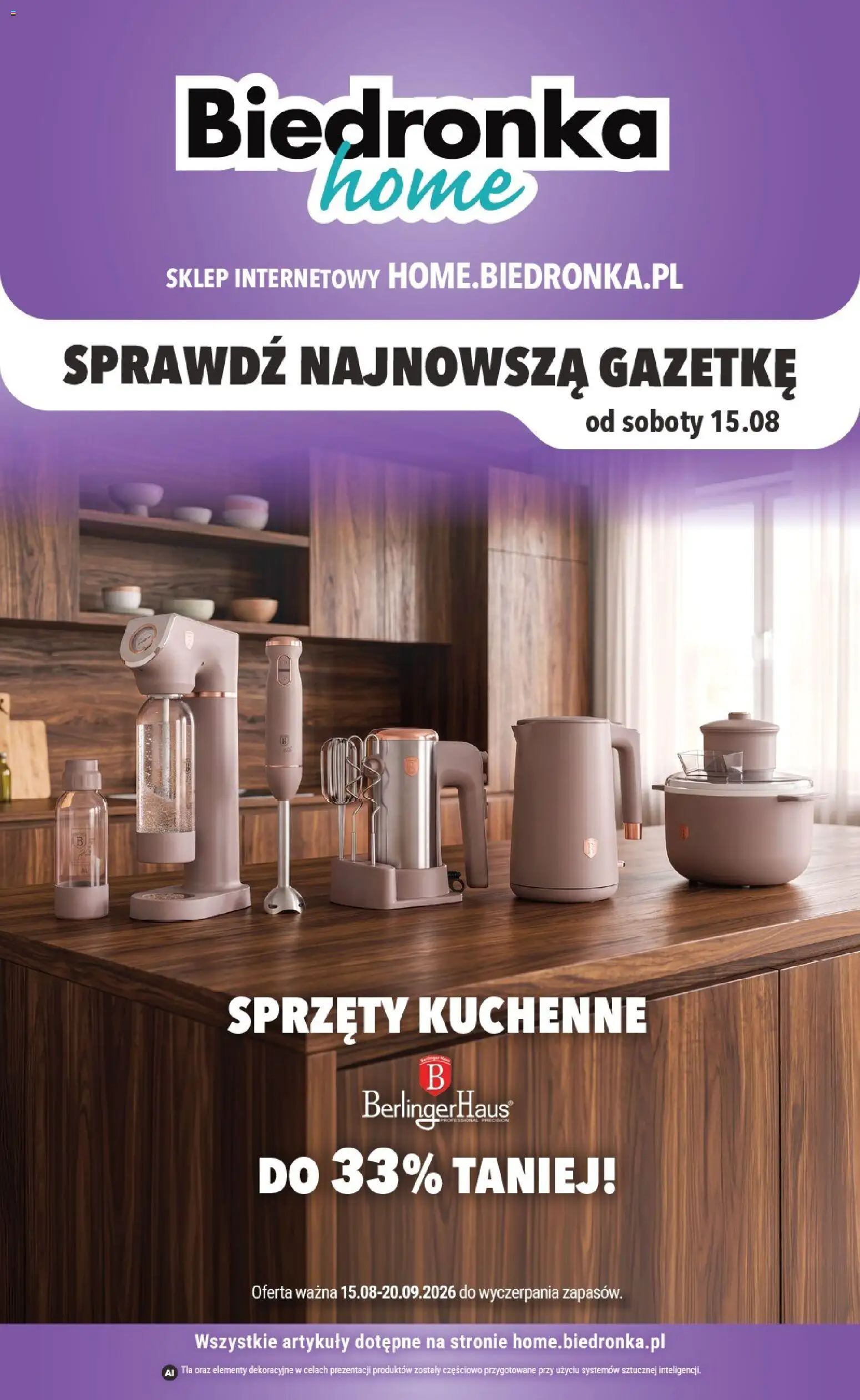 Náhled nabídky: Biedronka Polsko Biedronka Polsko leták - Home platný od 15.08.2026