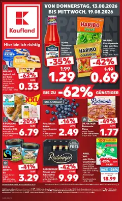 Vorschau von dem Prospekt des Geschäftes Kaufland, gültig ab dem 13.08.2026