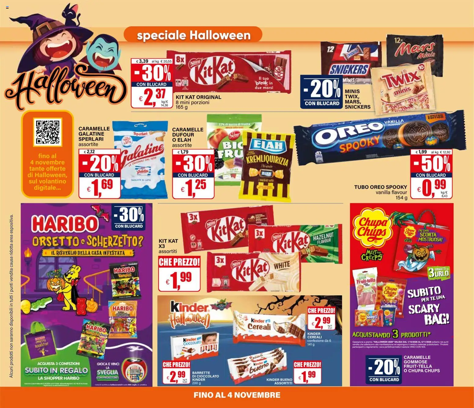 Anteprima dell'opuscolo Il Gigante volantino dal negozio Il Gigante valido da 22/10/2026 - Sveglia, Cioccolato, Frutta, Caramelle, Oreo, Tè, Tubo, Succo