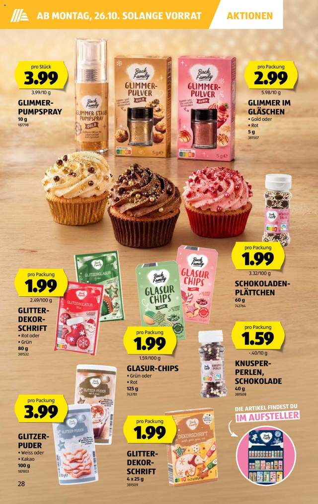 Neue Aldi Aktionen ab 22.10.