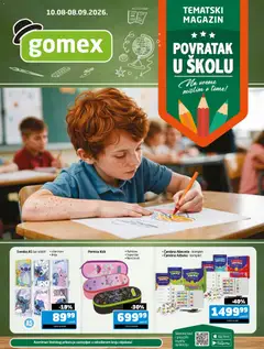 Pregled Gomex kataloga - važi od 10.08.2026
