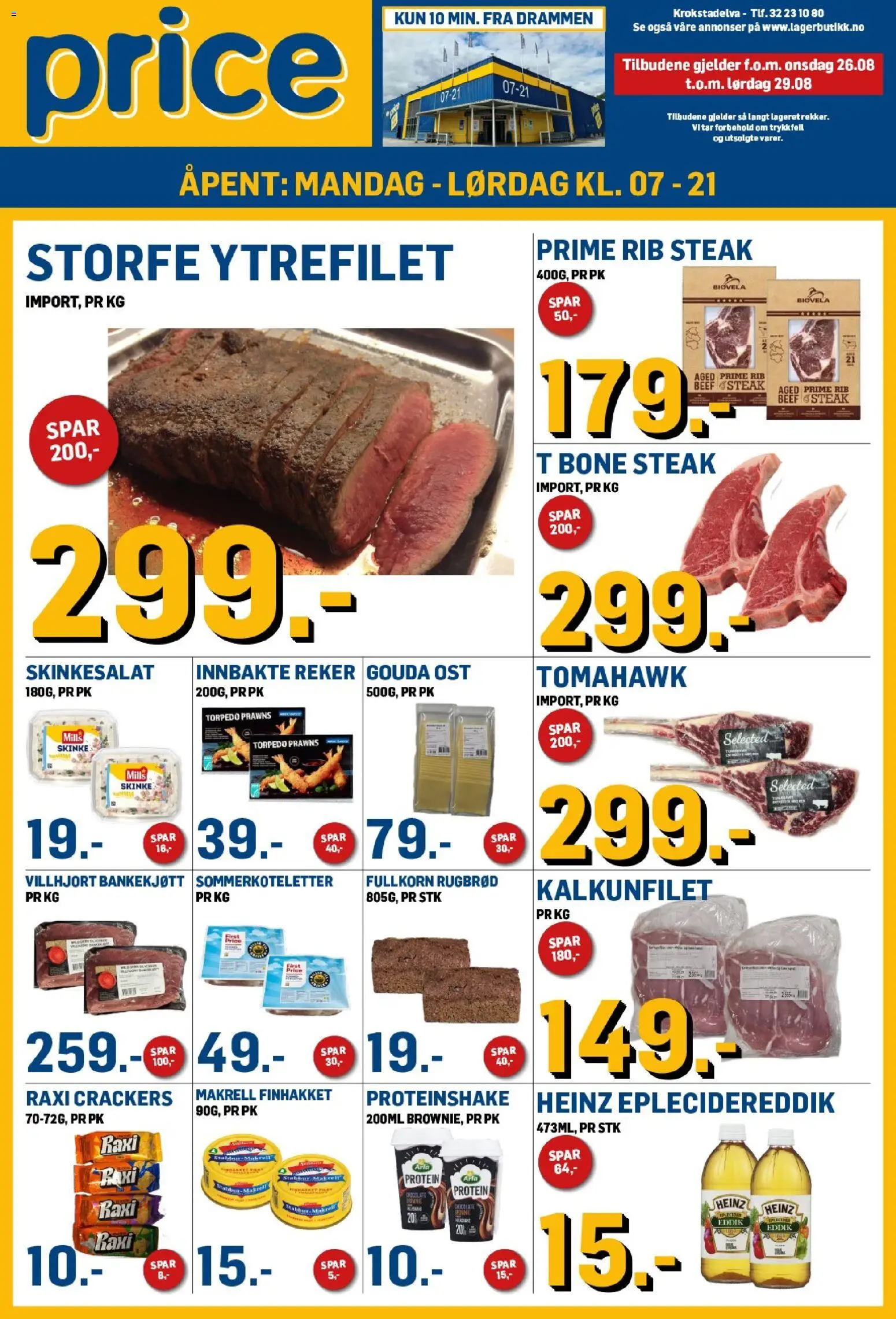Forhåndsvis Price Lagerbutikk kundeavis fra butikk Price Lagerbutikk gyldig fra 26/08/2026