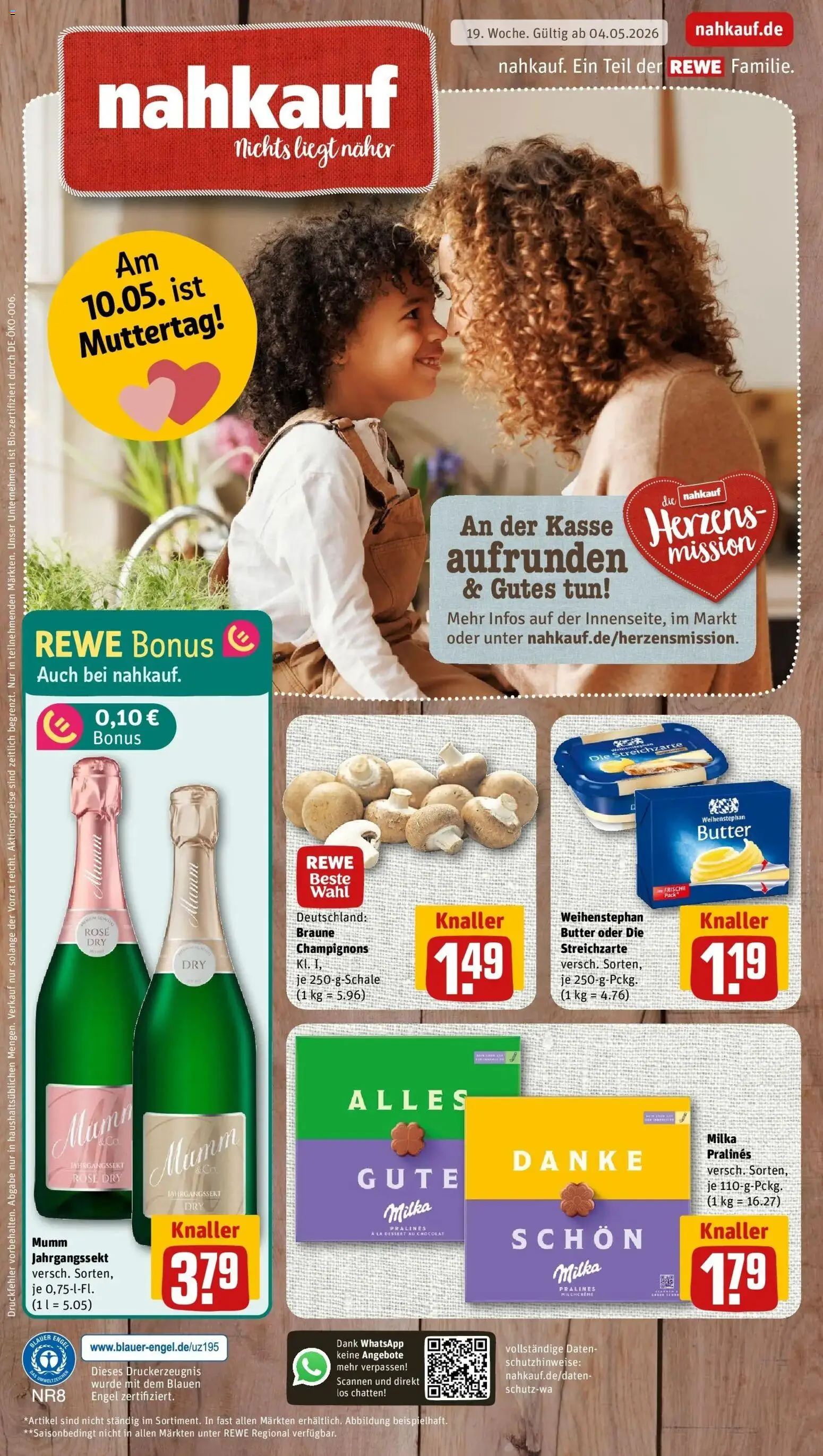 Vorschau von dem Prospekt des Geschäftes Rewe, gültig ab dem 04.05.2026