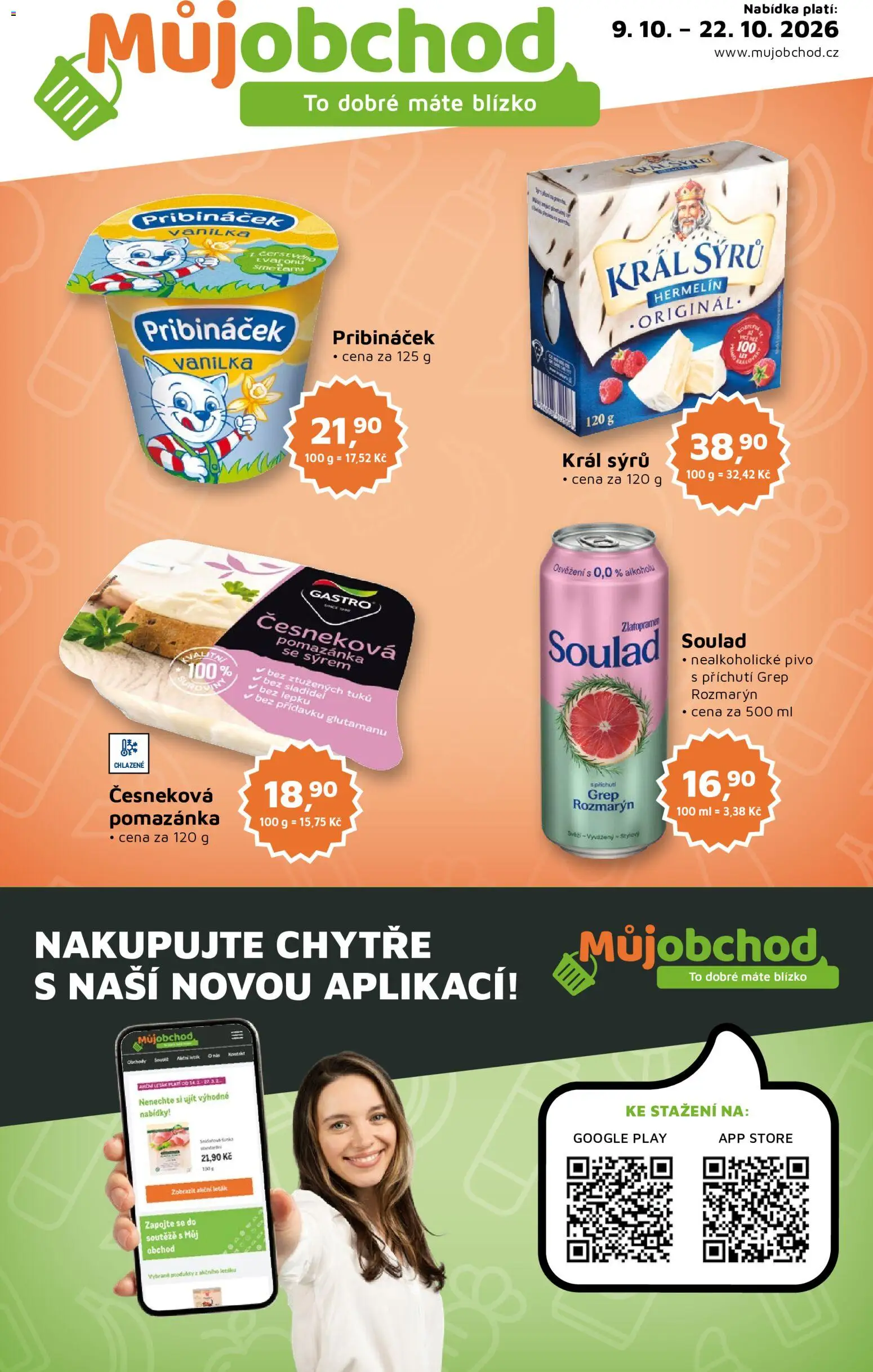 Náhled nabídky: Můj obchod Můj obchod leták platný od 09.10.2026