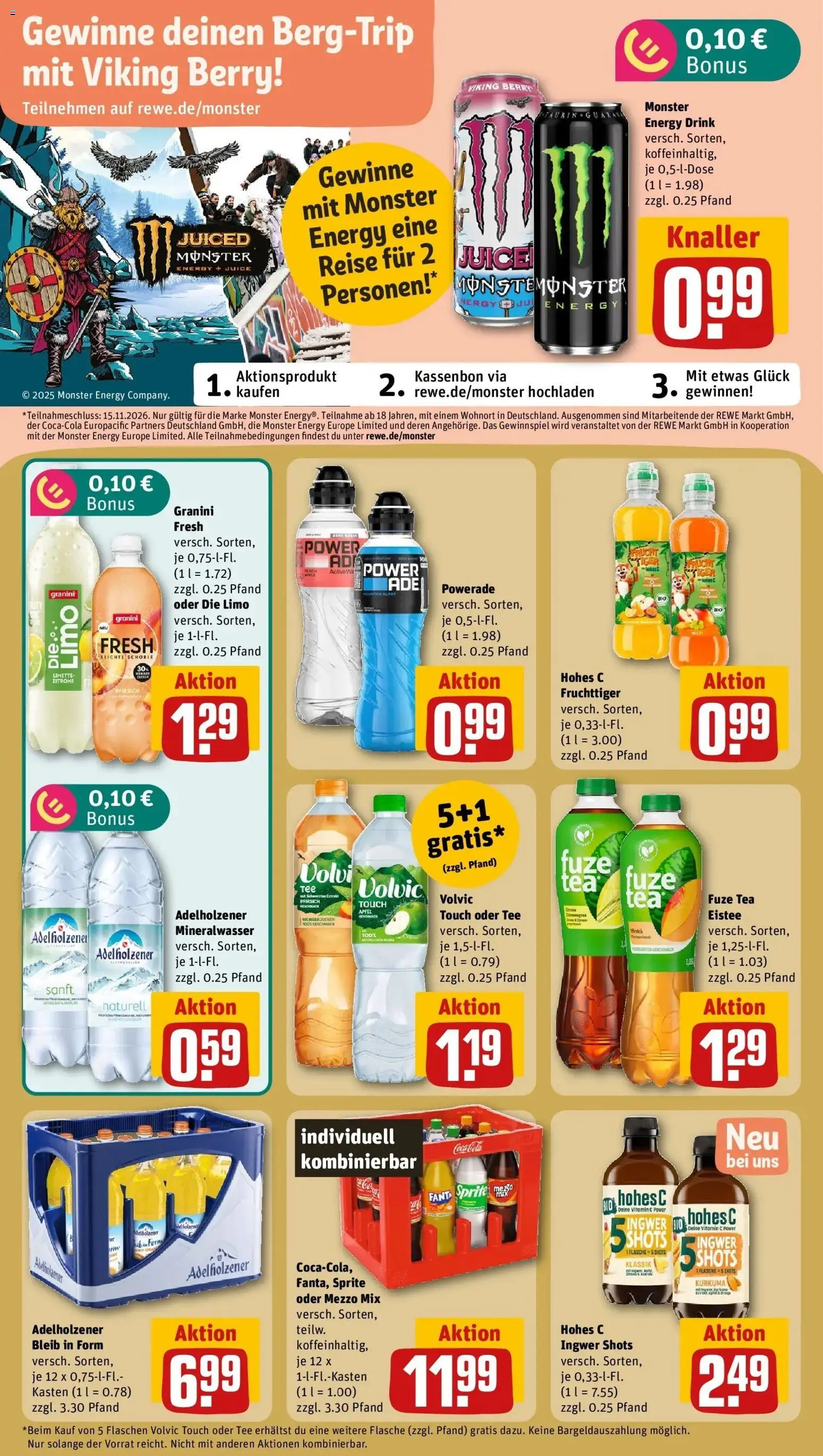 Vorschau von dem Prospekt des Geschäftes Rewe, gültig ab dem 26.10.2026
