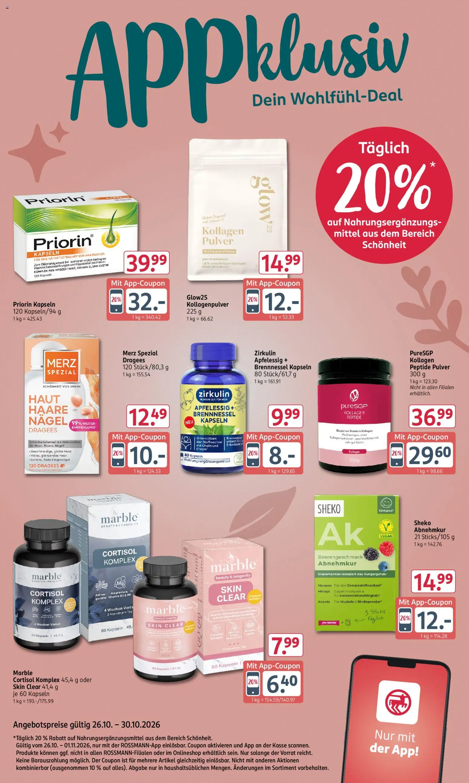 Vorschau von dem Prospekt des Geschäftes Rossmann, gültig ab dem 26.10.2026