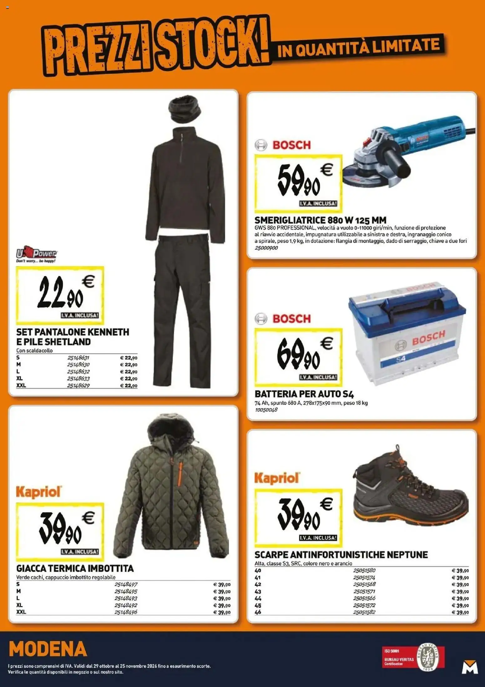 Anteprima dell'opuscolo TECNOMAT catalogo Modena dal negozio TECNOMAT valido da 29/10/2026