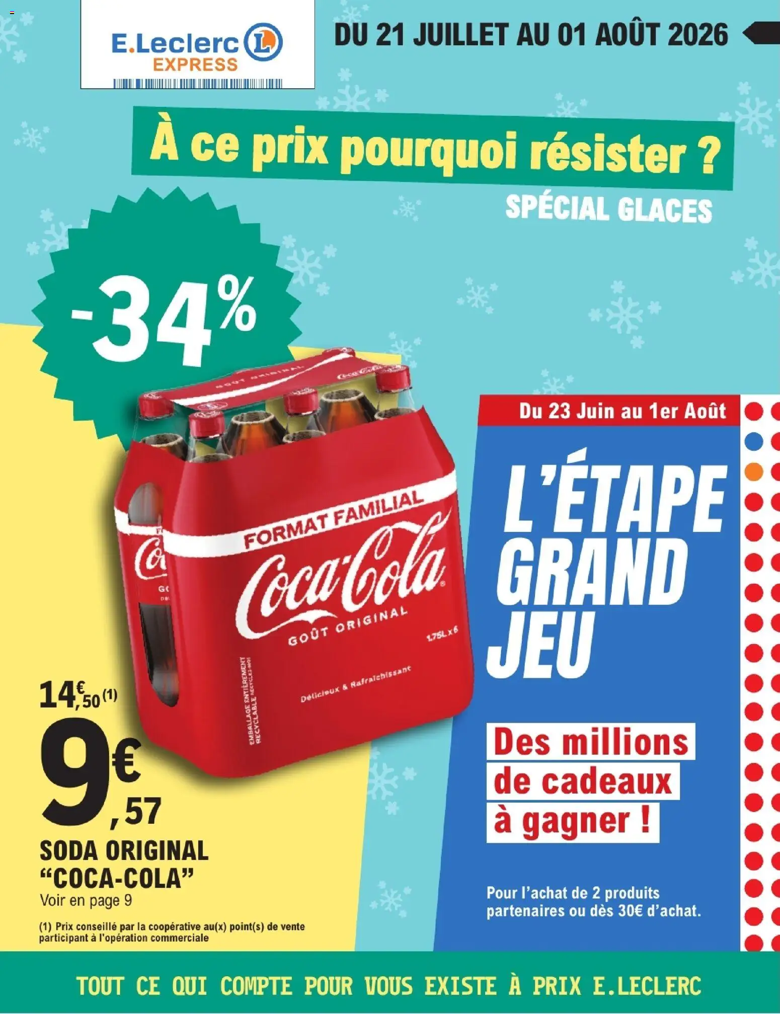 Prévisualisation de E.Leclerc Depenser moins 17 - express du magasin E.Leclerc formulaire valide 21/07/2026