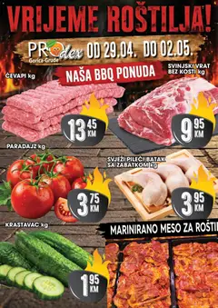 Pregled letka Prodex Gorica trgovine Prodex vrijedi od 29.04.2026