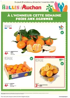 Prévisualisation de Auchan - Foire aux agrumes du magasin Auchan formulaire valide 29/10/2026