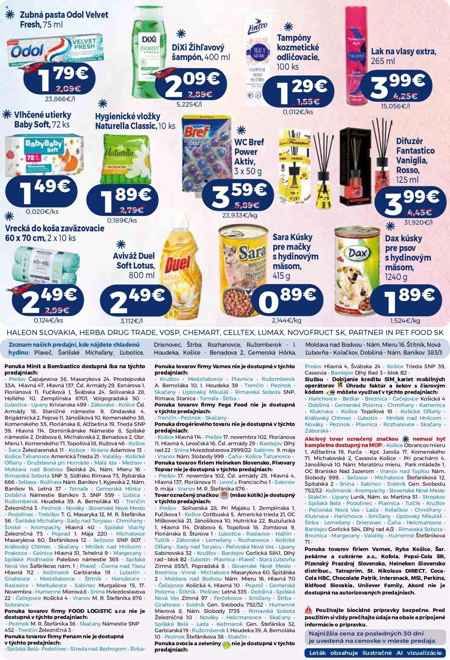 Náhľad Milk Agro letáku platného od 21.10.2026 - Wc, Mop, Cola, Lak na vlasy, Aviváž, Zubná pasta, Utierky, Difúzer