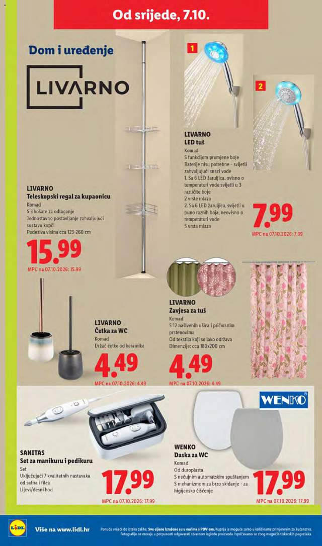 Novi Lidl katalog od 05.10.