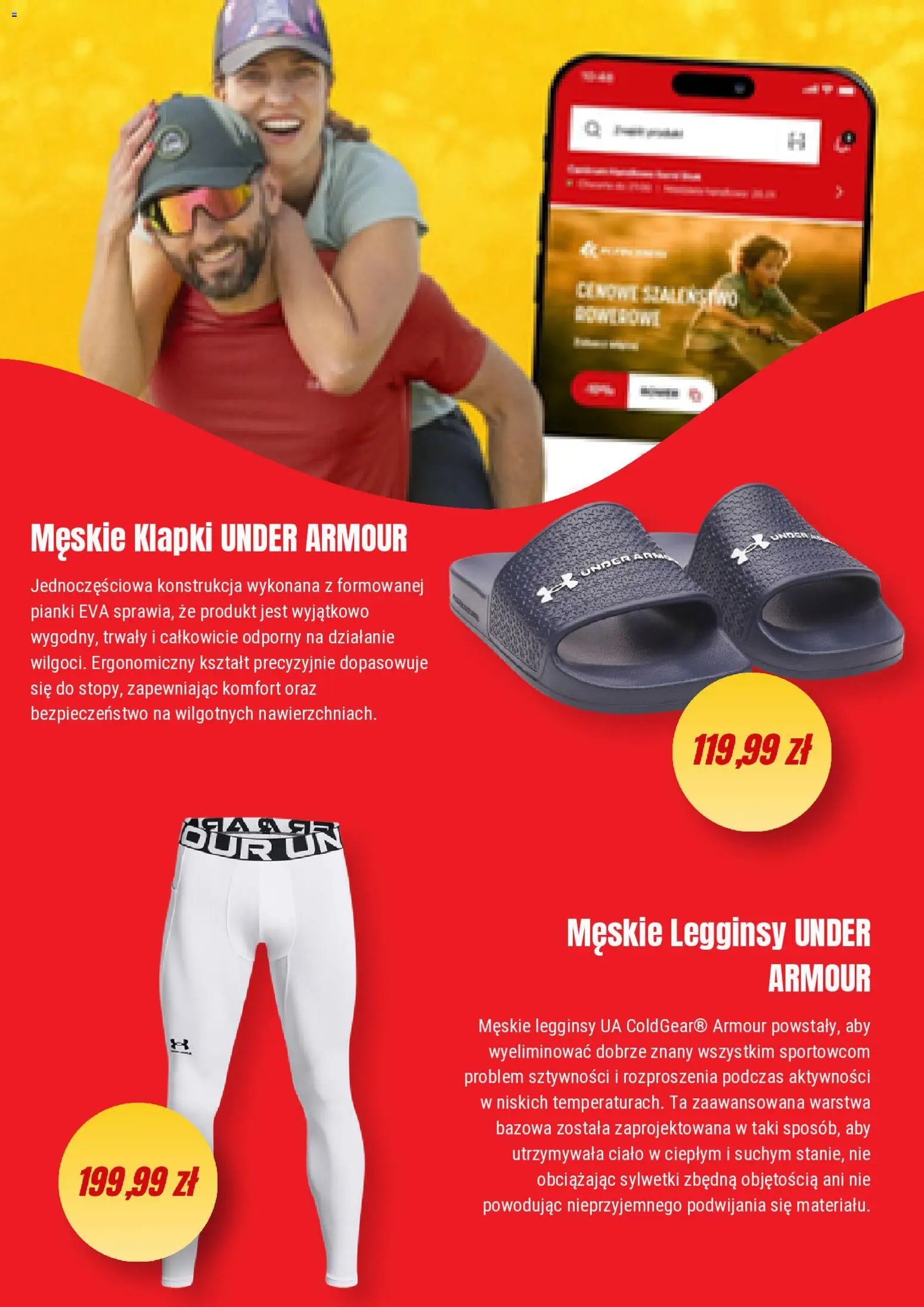Pogląd gazetki "Martes sport promocje" ze sklepu Martes sport ważnej od 21.10.2026 - Klapki, Legginsy, Pianki