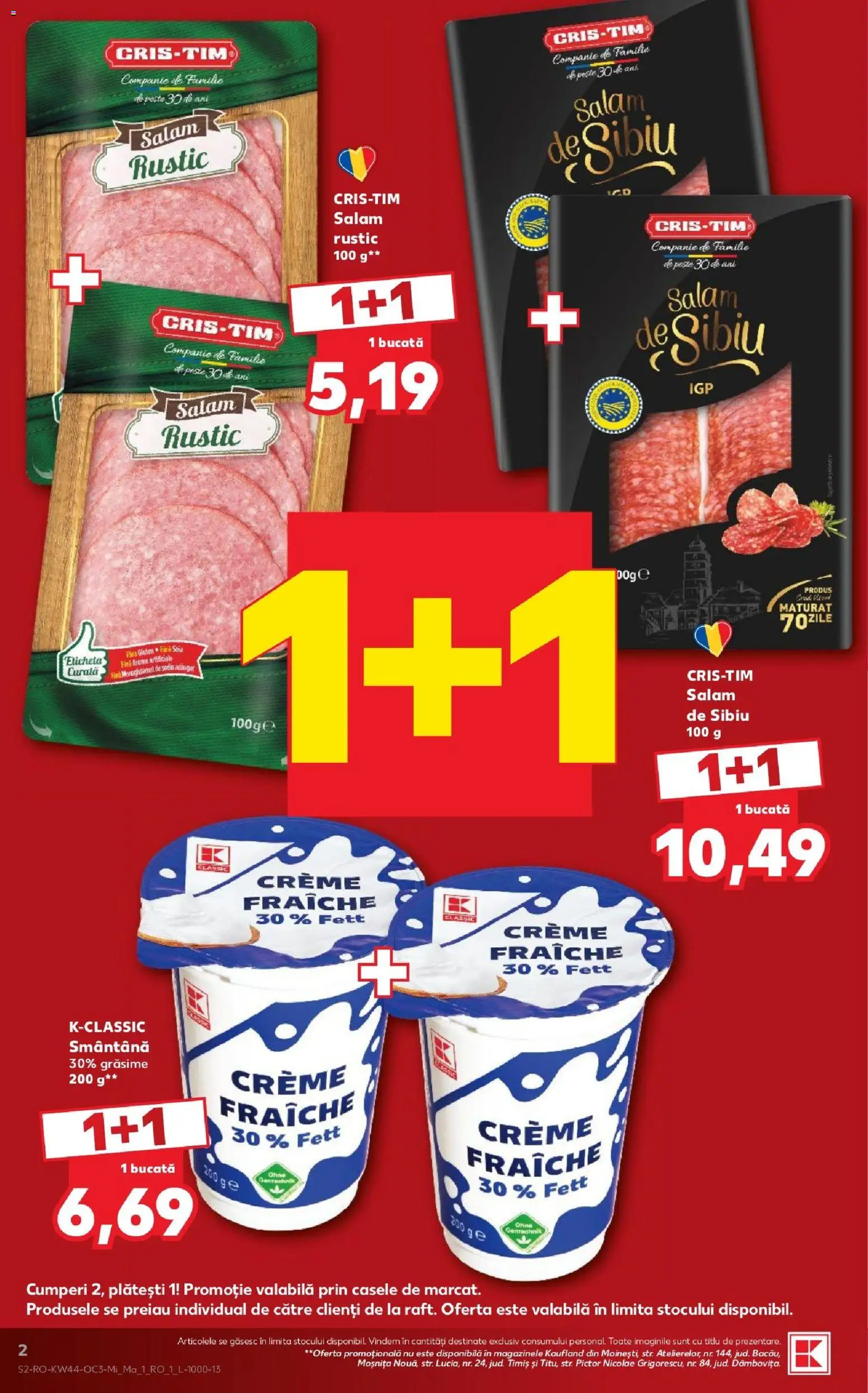 Kaufland RO - Kaufland RO akciós újság megtekintése, amely érvényes 2026.10.28.-től - Creme fraiche