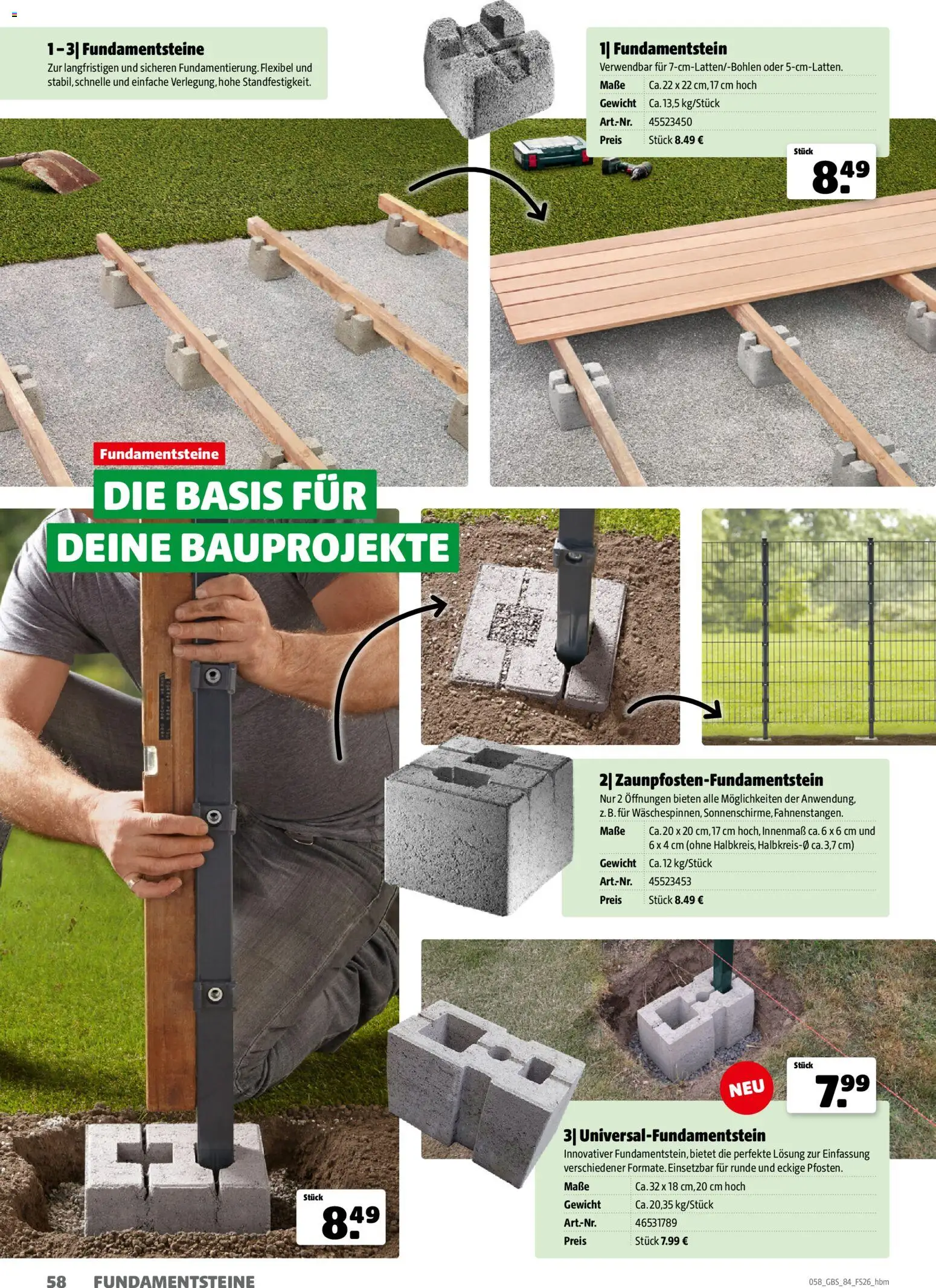 Vorschau von dem Prospekt des Geschäftes Hagebau, gültig ab dem 02.03.2026 - Gewicht