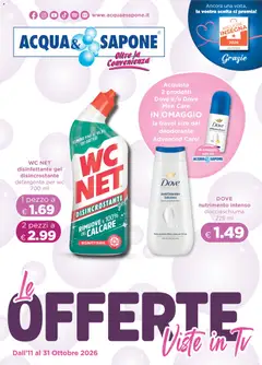 Anteprima dell'opuscolo Acqua e Sapone volantino dal negozio Acqua e Sapone valido da 11/10/2026