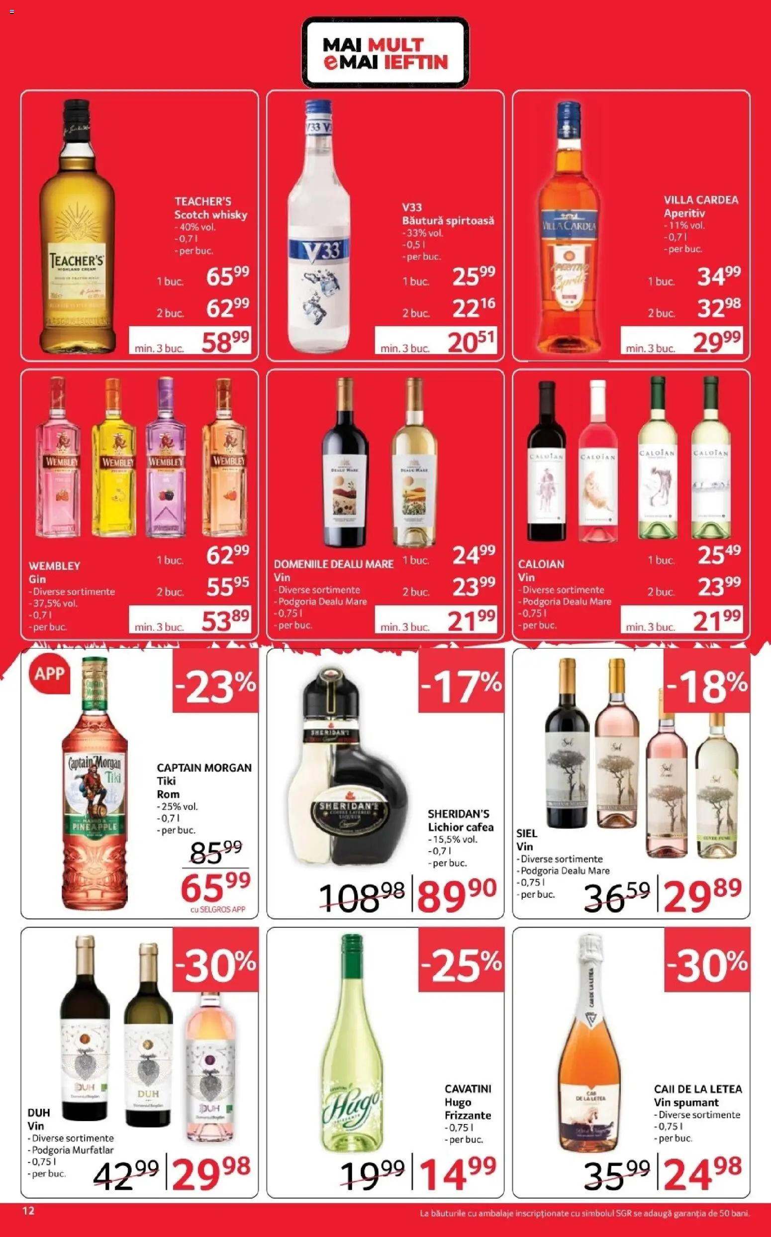 Previzualizarea de cataloage: Selgros Selgros Catalog Magazine Mici valabil de la 30.10.2026 - Cafea, Hugo, Vin, Lichior, Vin spumant, Scotch Whisky
