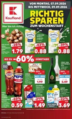 Vorschau von dem Prospekt des Geschäftes Kaufland, gültig ab dem 07.09.2026
