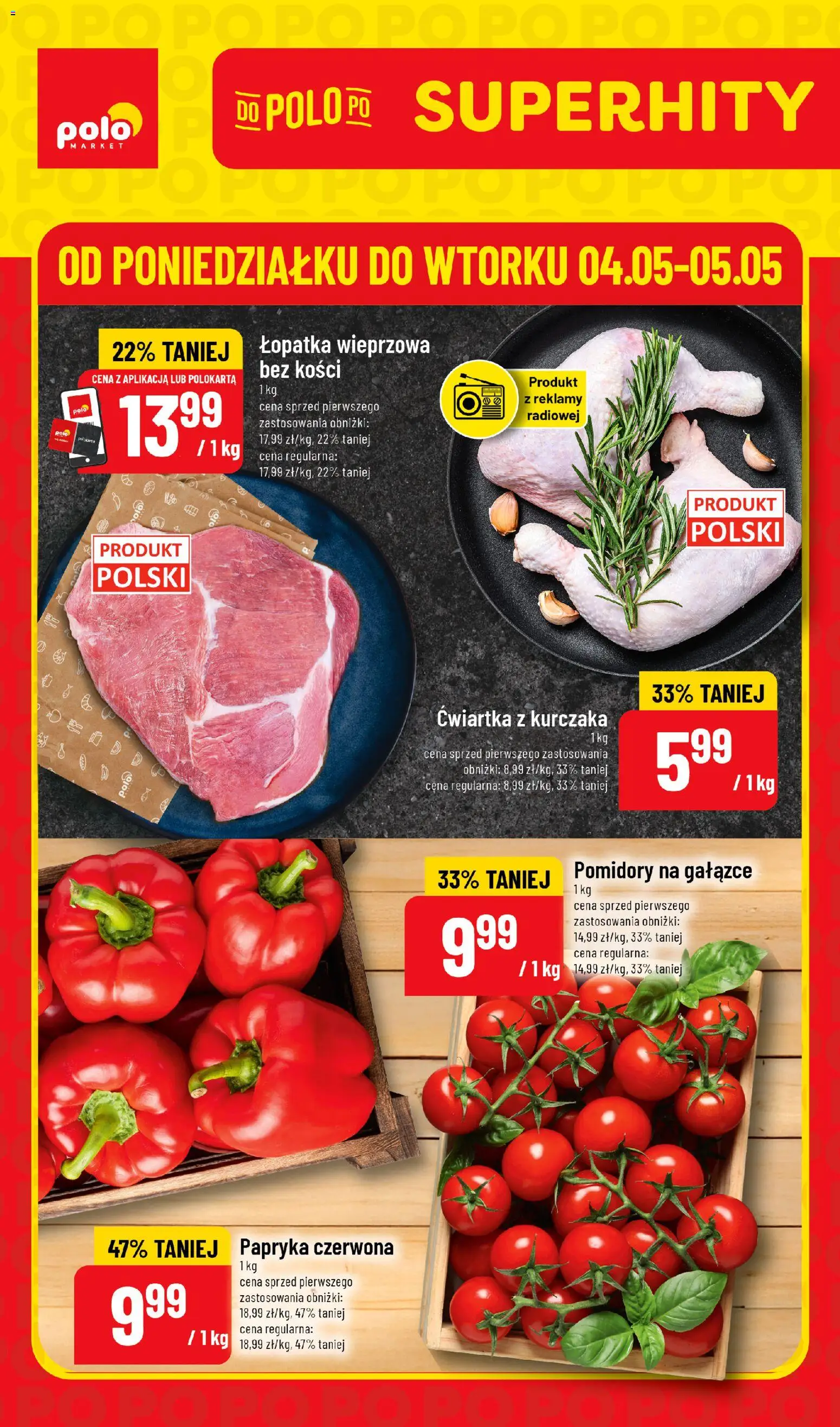 Pogląd gazetki "POLOmarket gazetka - Super Hity" ze sklepu POLOmarket ważnej od 04.05.2026