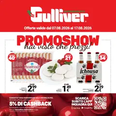 Anteprima dell'opuscolo Gulliver volantino dal negozio Gulliver valido da 07/08/2026