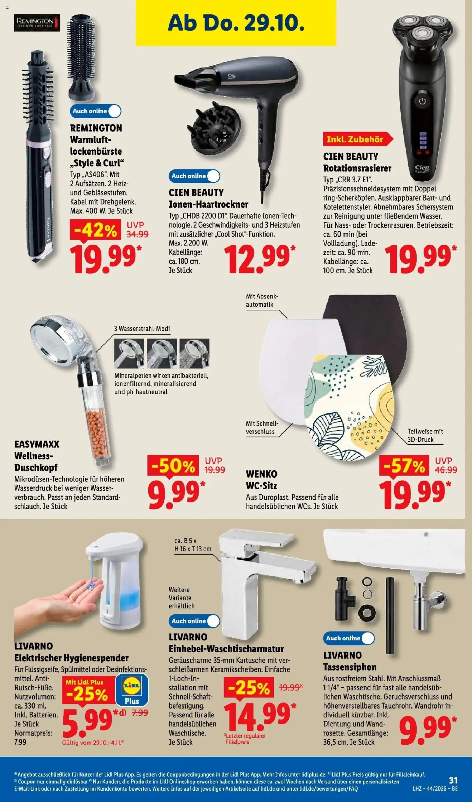 Vorschau von dem Prospekt des Geschäftes Lidl, gültig ab dem 26.10.2026