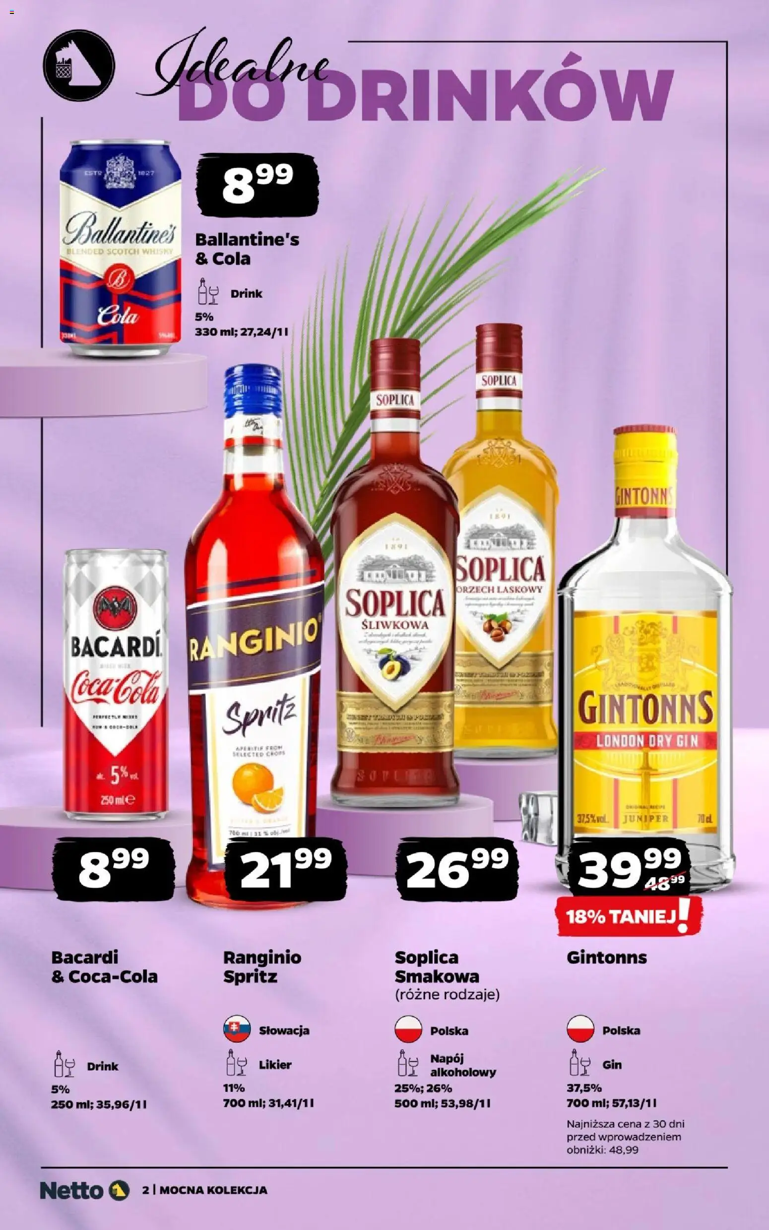 Pogląd gazetki "Netto gazetka - Mocne alkohole" ze sklepu Netto ważnej od 14.09.2026