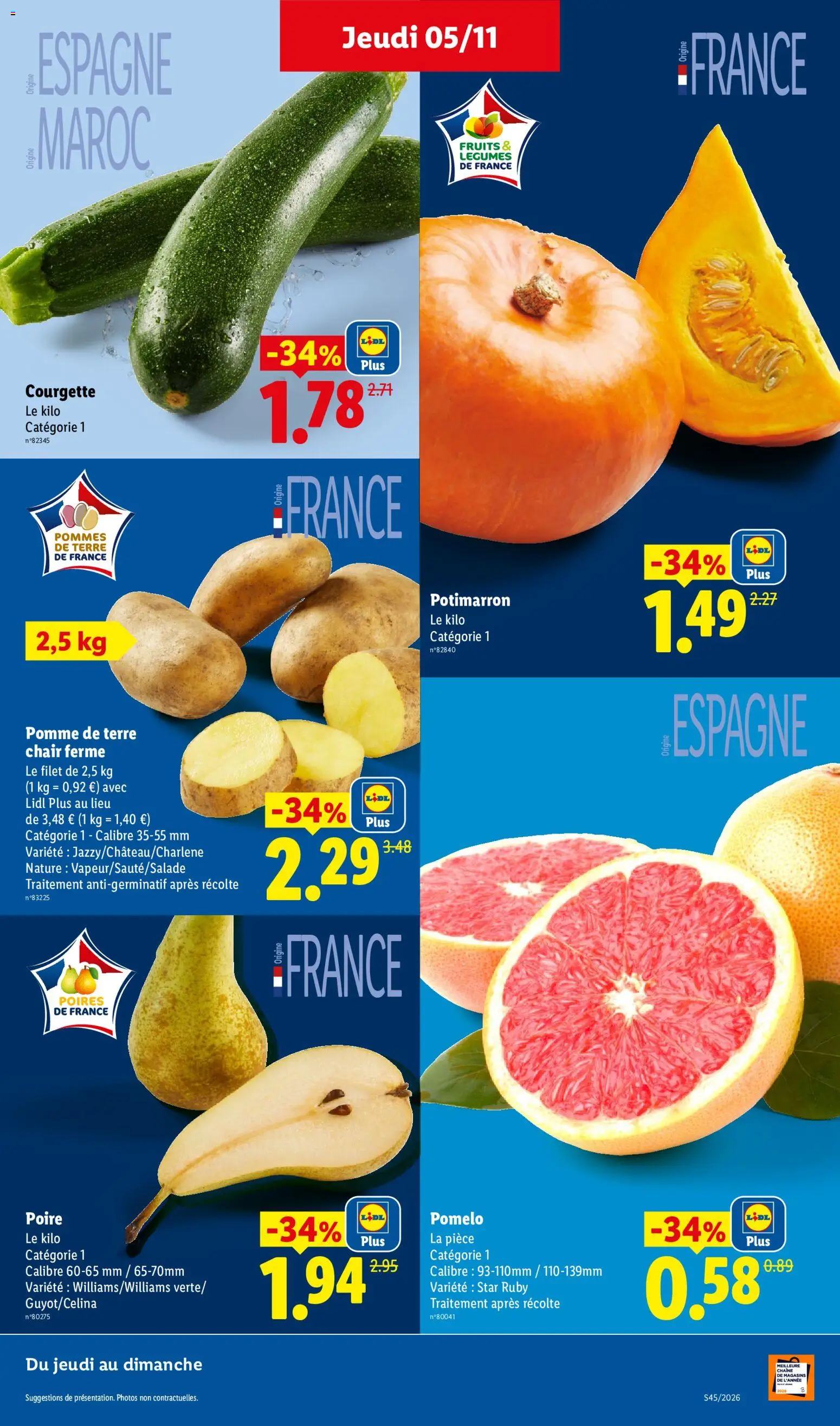 Prévisualisation de LIDL catalogue du magasin LIDL formulaire valide 05/11/2026