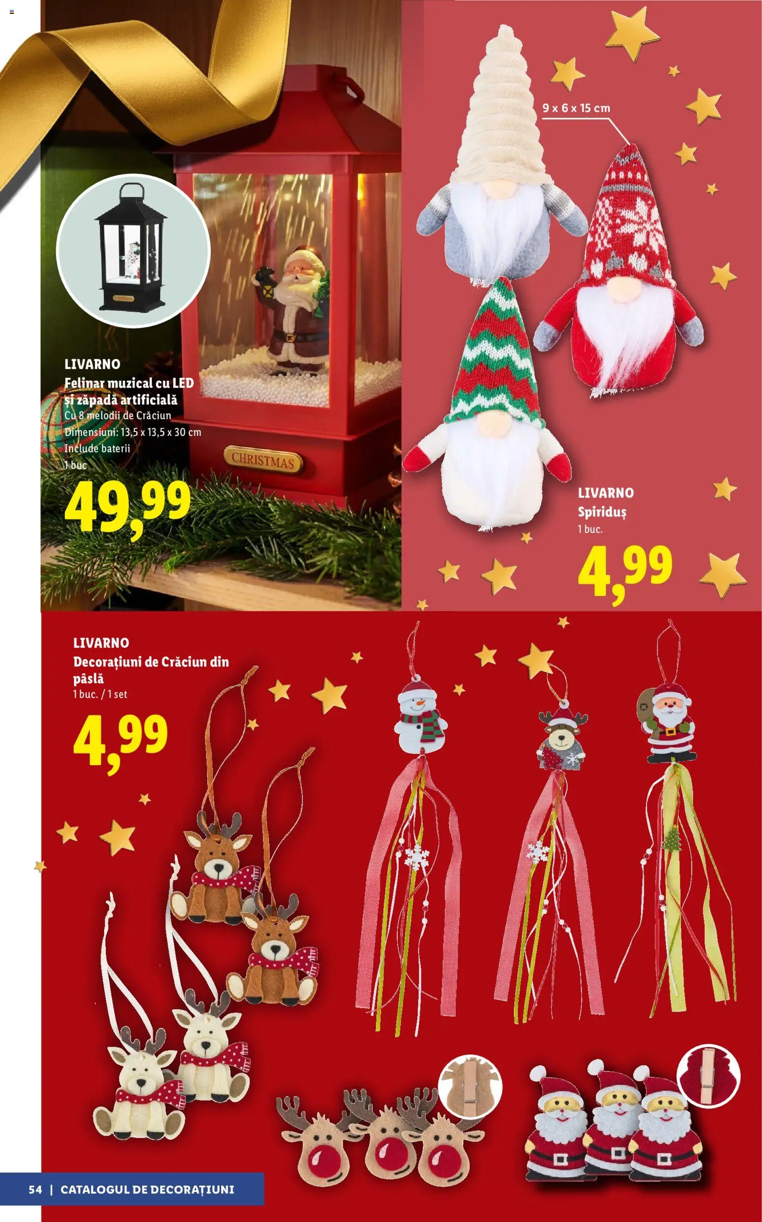 Previzualizarea de cataloage: Lidl Lidl Catalog Decorațiuni valabil de la 05.11.2026 - LED, Baterii, Felinar