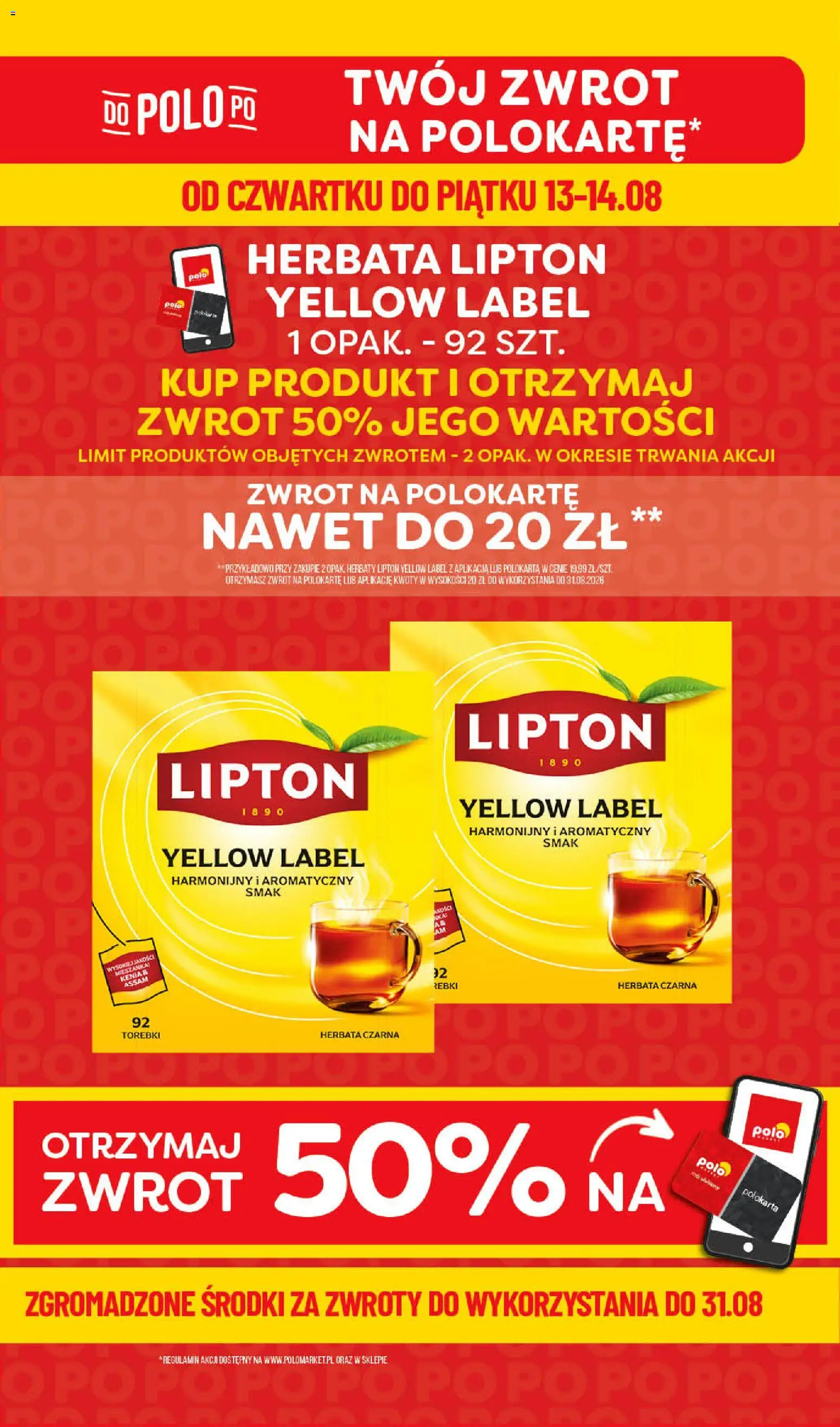 Pogląd gazetki "POLOmarket gazetka - Super Hity" ze sklepu POLOmarket ważnej od 13.08.2026