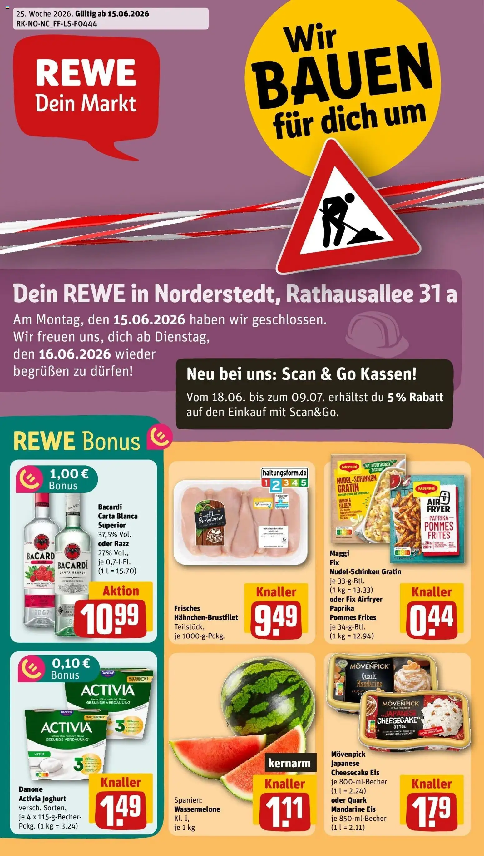 Vorschau von dem Prospekt des Geschäftes Rewe, gültig ab dem 14.06.2026