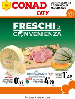 Anteprima dell'opuscolo Conad volantino City Lazio dal negozio Conad valido da 12/08/2026