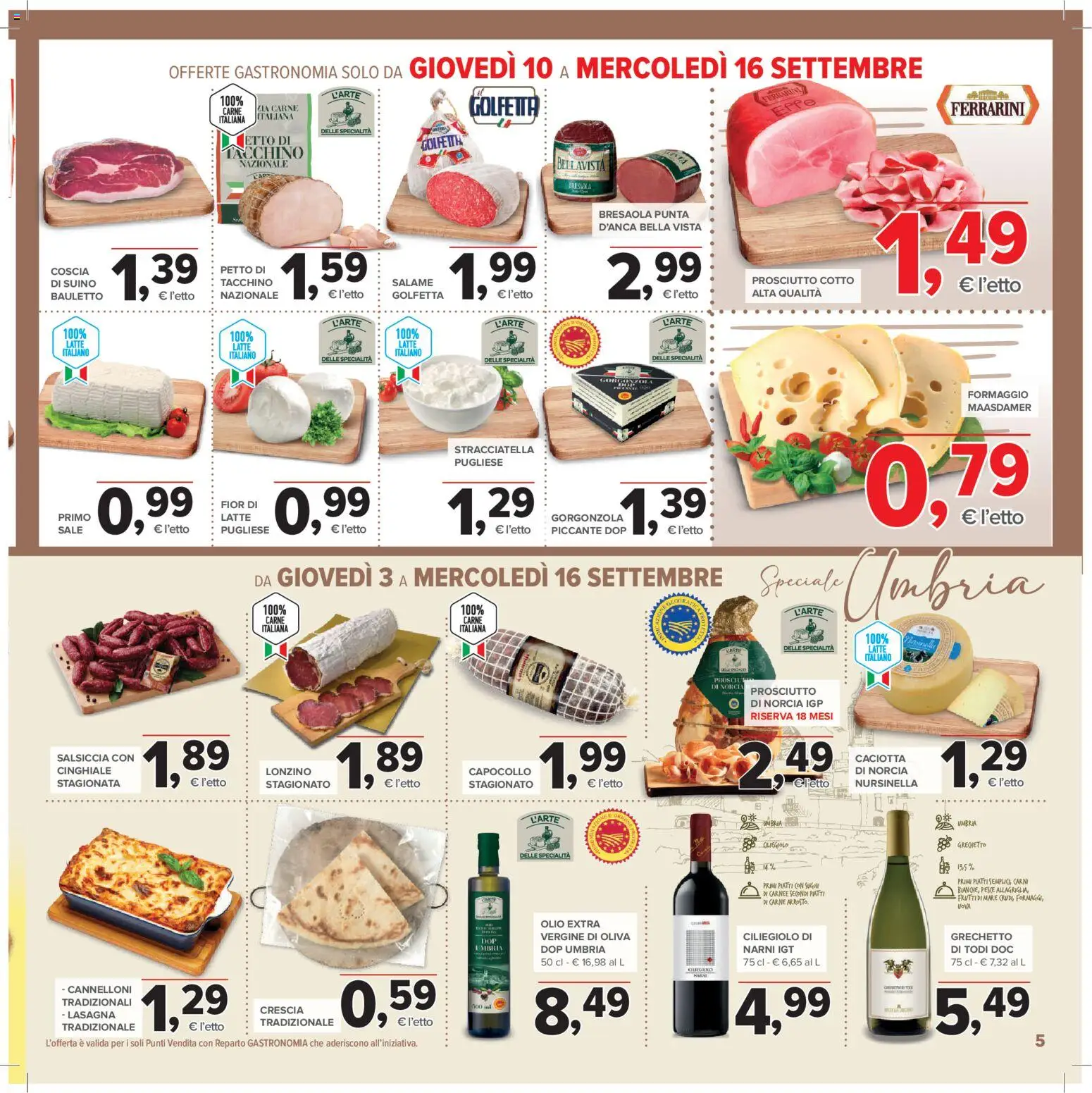 Anteprima dell'opuscolo Todis volantino Campania - Calabria dal negozio Todis valido da 03/09/2026 - Pesce, Latte, Carne, Formaggio, Cannelloni, Olio, Stracciatella, Arrosto
