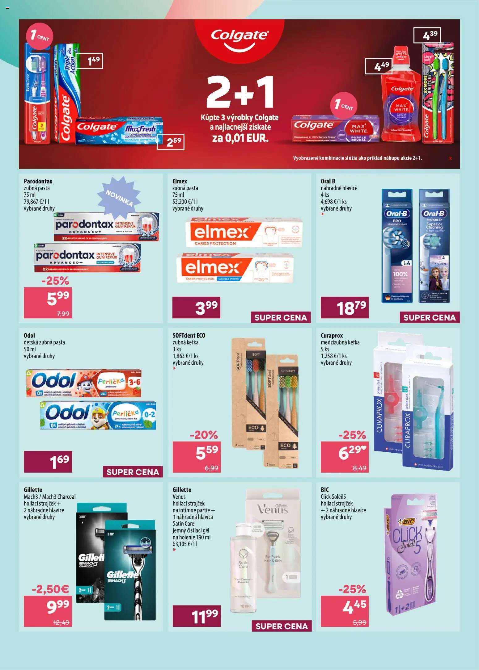 Náhľad 101 drogerie letáku platného od 07.10.2026 - Curaprox, Holiaci strojček, Zubná pasta, Zubná kefka, Strojček