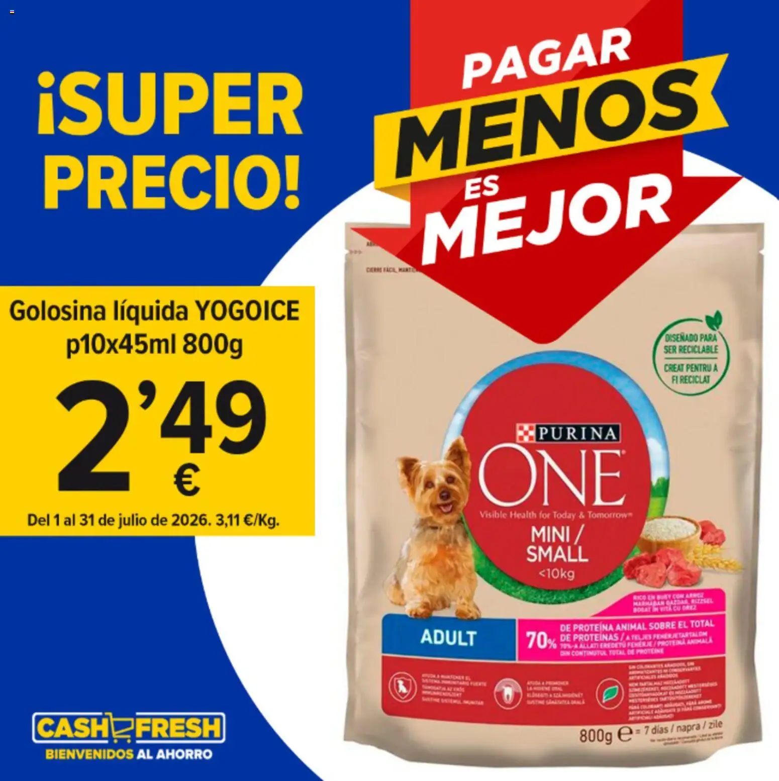 Vista previa del folleto de la tienda Cash Fresh válido desde el 01/07/2026 - Arroz, Proteína