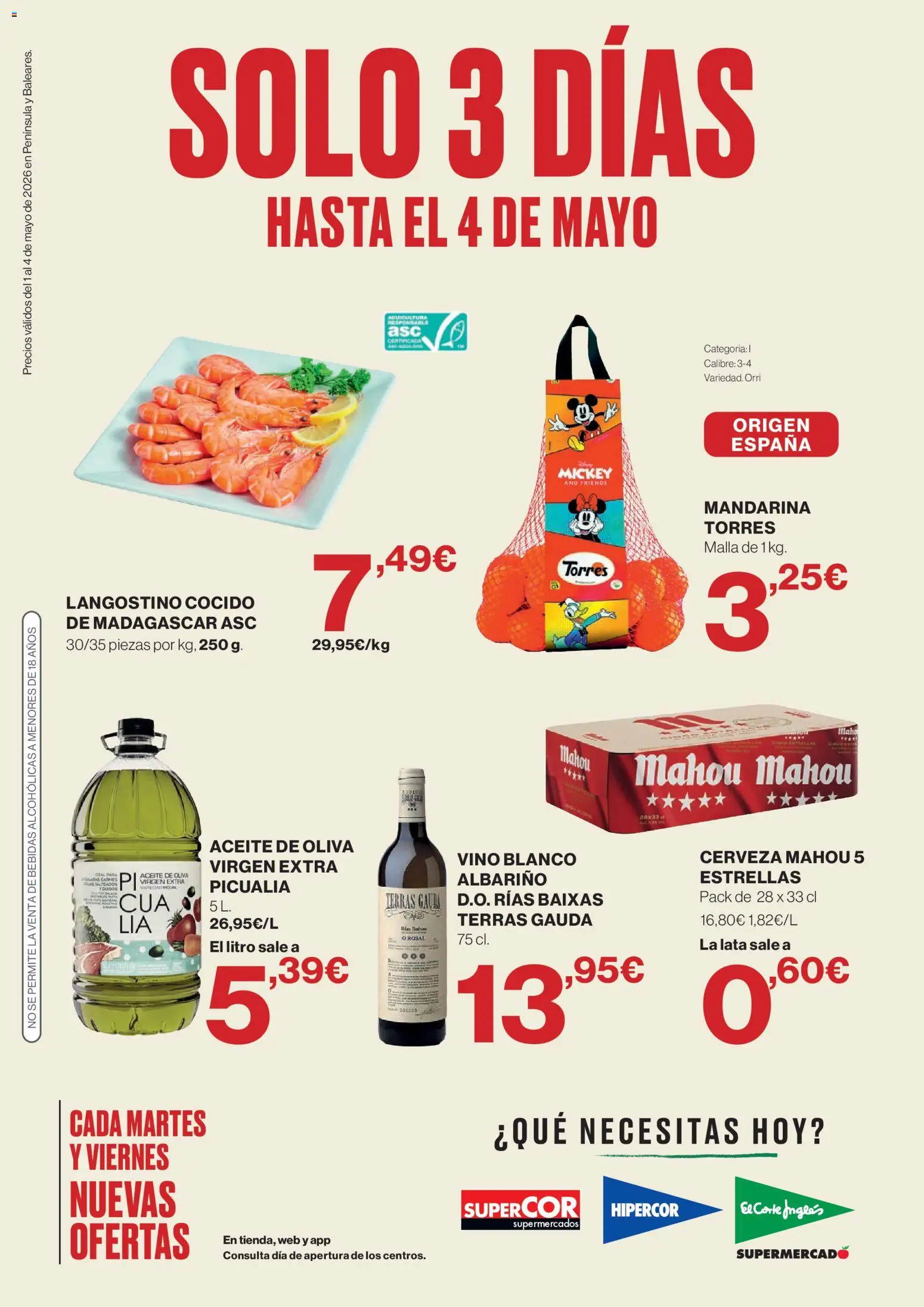 Vista previa del folleto de la tienda Supercor válido desde el 01/05/2026 