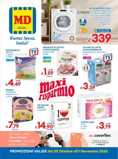Anteprima dell'opuscolo MD Discount volantino dal negozio MD Discount valido da 20/10/2026
