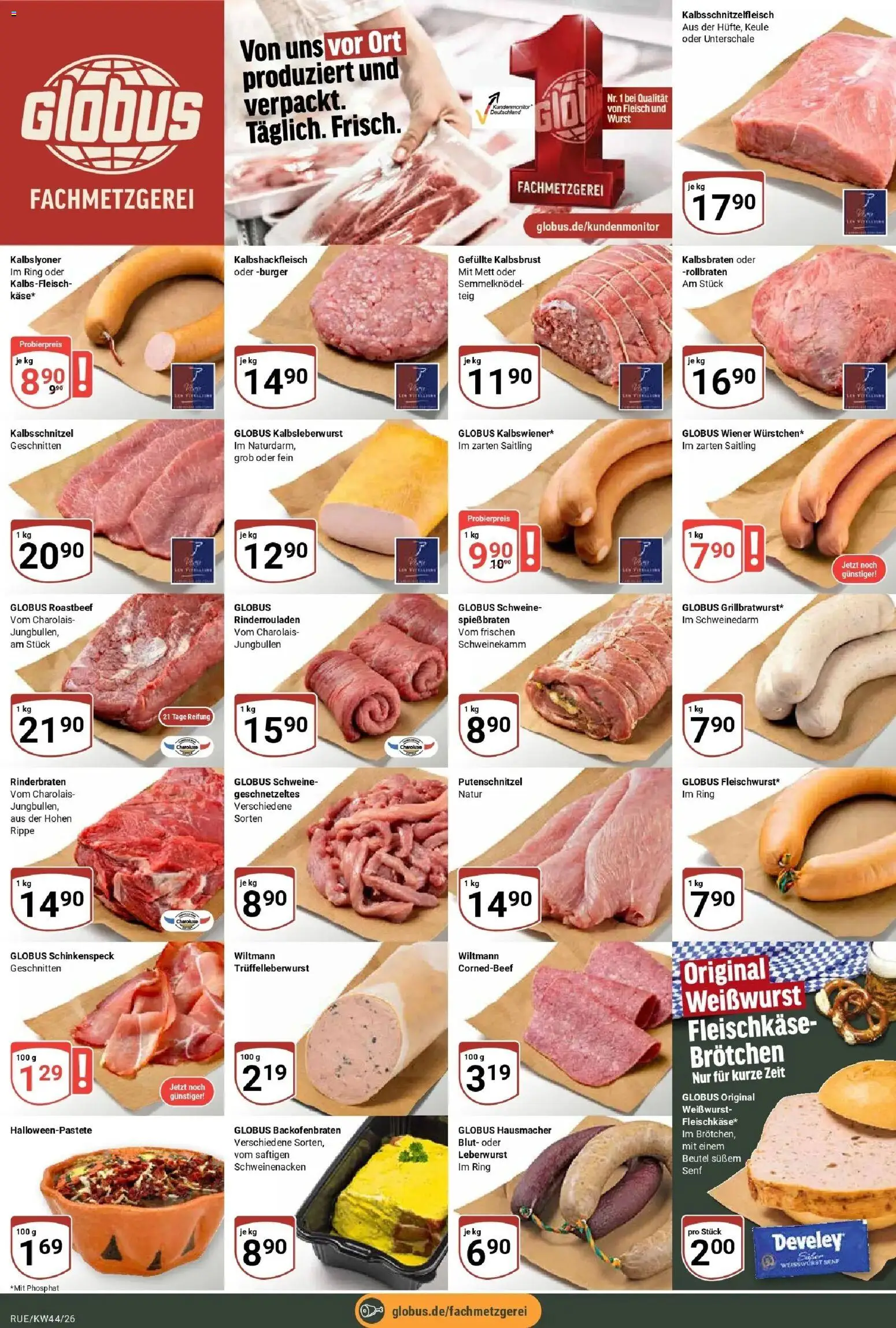 Vorschau von dem Prospekt des Geschäftes Globus, gültig ab dem 26.10.2026