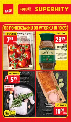 Pogląd gazetki "POLOmarket gazetka - Super Hity" ze sklepu POLOmarket ważnej od 18.05.2026