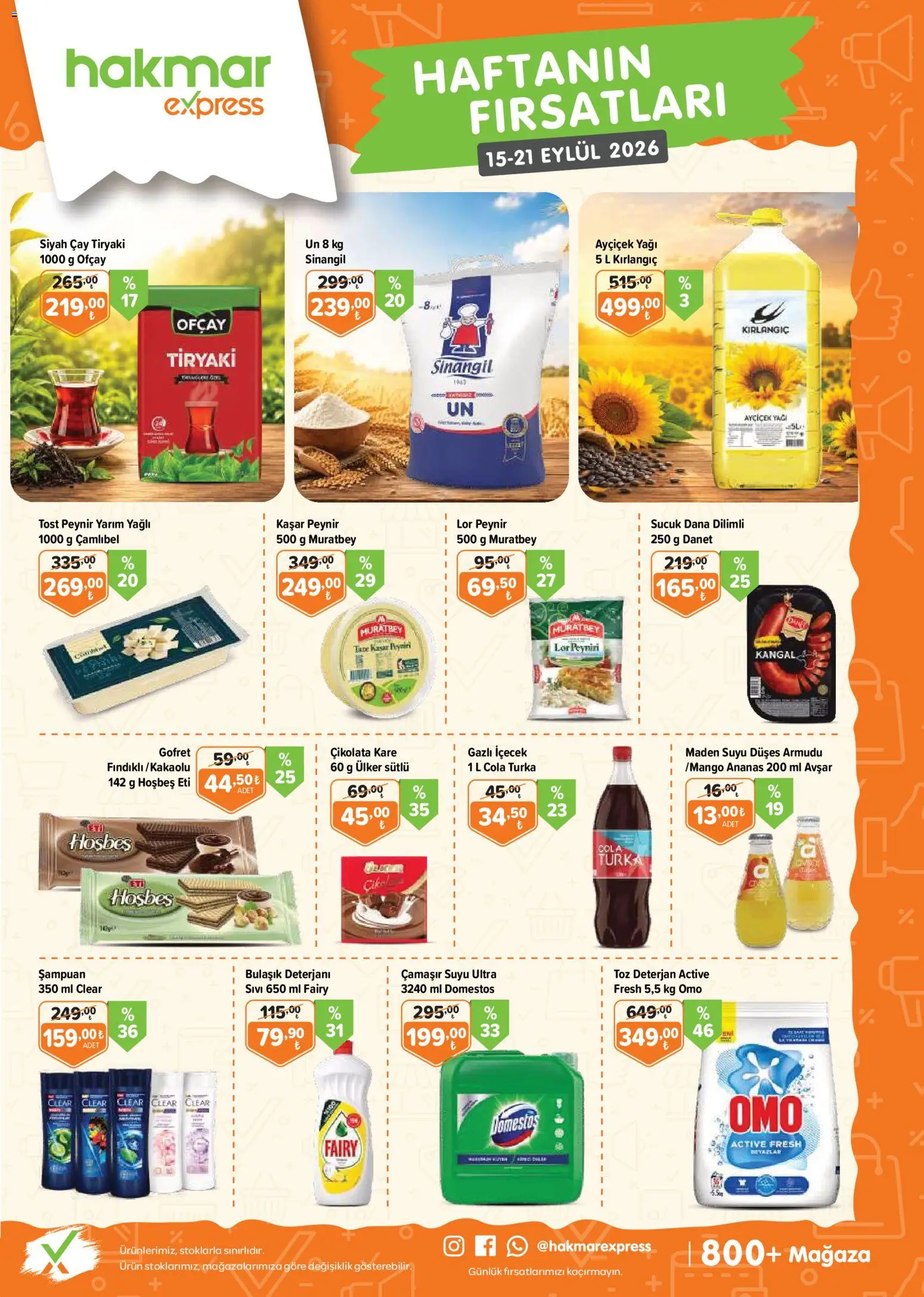 Hakmar Express Hakmar Express Katalog 15.09.2026 - Broşürünün önizlemesi
