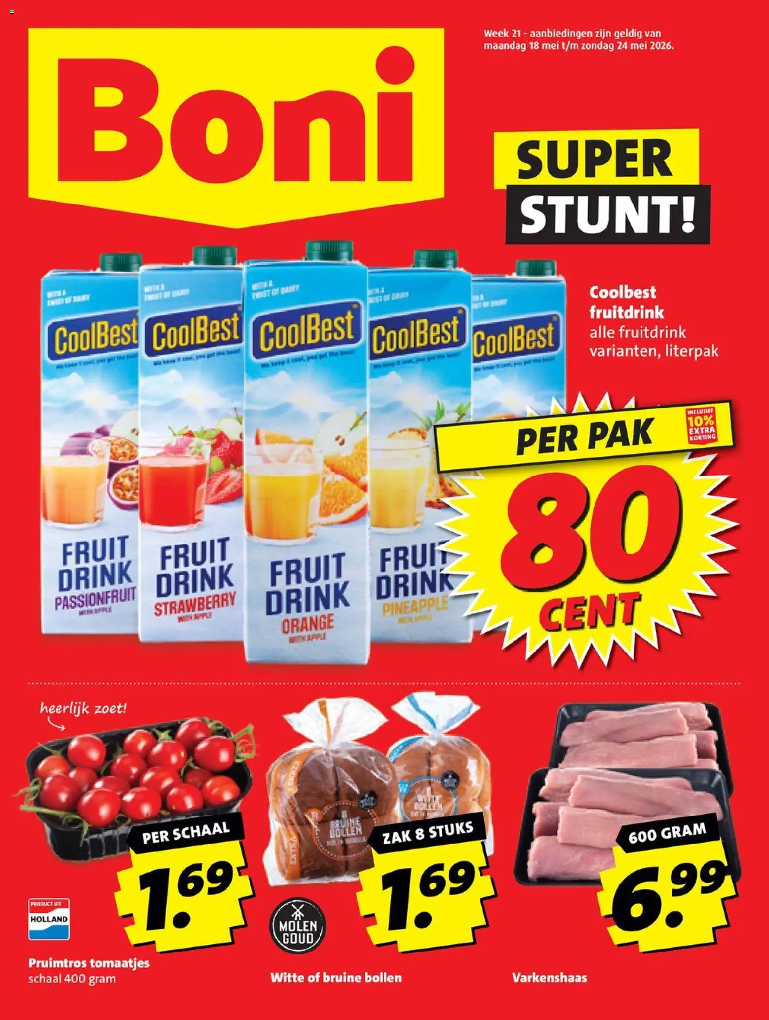Voorbeeld van Boni folder week 21 van winkel Boni geldig vanaf 18-05-2026